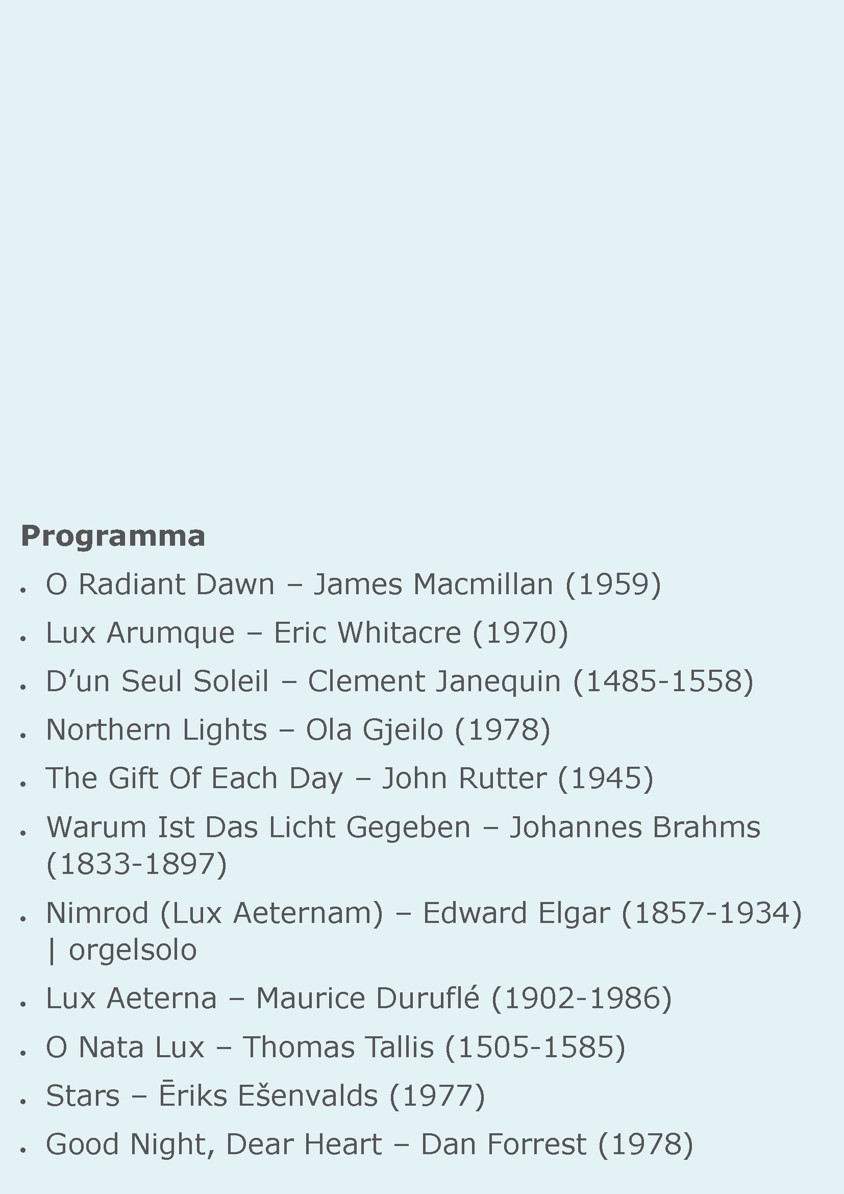 Programma "Licht" kan even niet getoond worden.